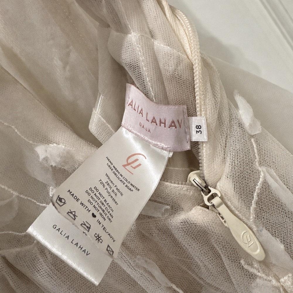 Galia Lahav Cream Tulle Wedding Dress - Romantic Layered Bridal Gown
